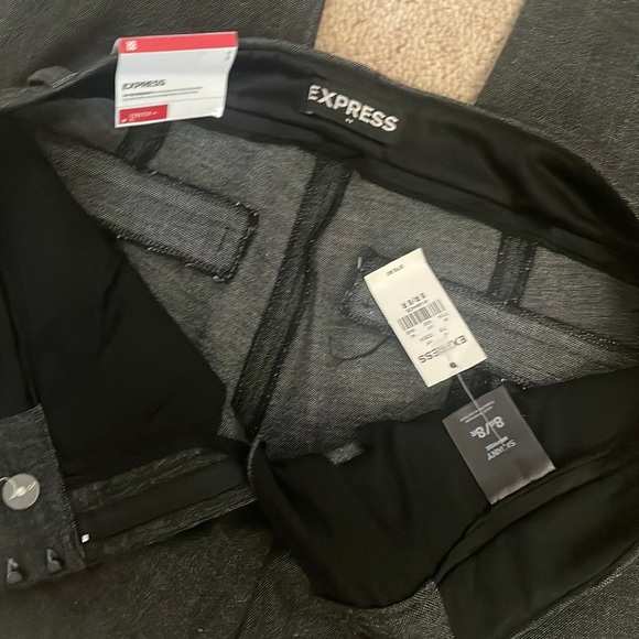 Express Mid Rise Stretch Skinny Pant - Picture 2 of 4